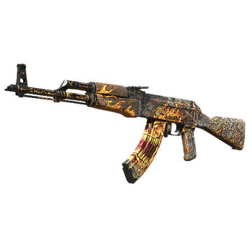 AK-47 | Searing Rage (Well-Worn)