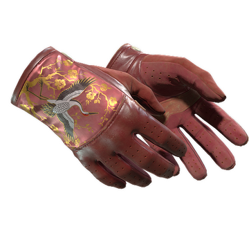 ★ Driver Gloves | Brocade Crane (Field-Tested)
