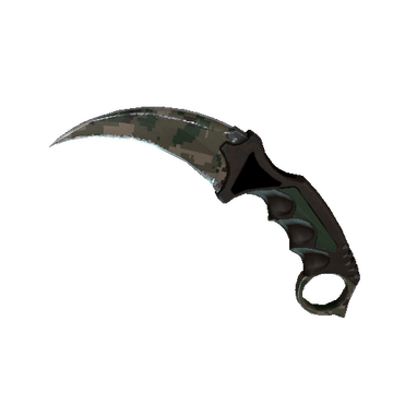 ★ StatTrak™ Karambit | Forest DDPAT (Well-Worn)