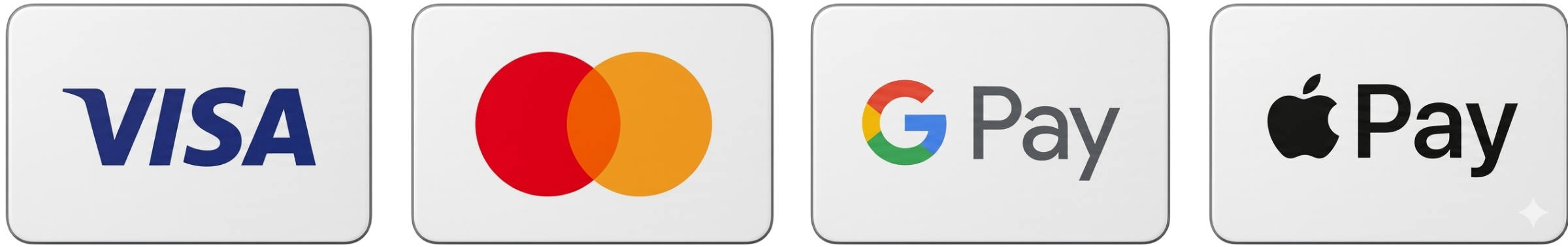 Visa and Mastercard payment methods