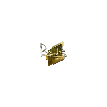 Sticker | B1ad3 (Gold) | Boston 2018