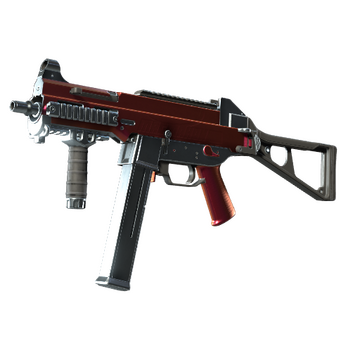UMP-45 | Crimson Foil (Minimal Wear)