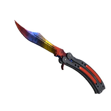 ★ Butterfly Knife | Marble Fade (Minimal Wear)
