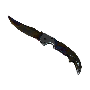 ★ Falchion Knife | Case Hardened (Well-Worn)