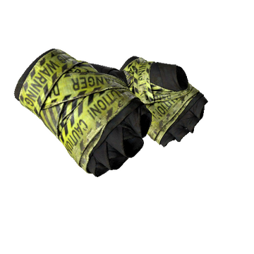 ★ Hand Wraps | CAUTION! (Battle-Scarred)
