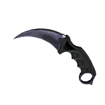 ★ Karambit | Blue Steel (Battle-Scarred)