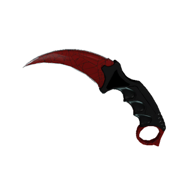 ★ Karambit | Crimson Web (Minimal Wear)