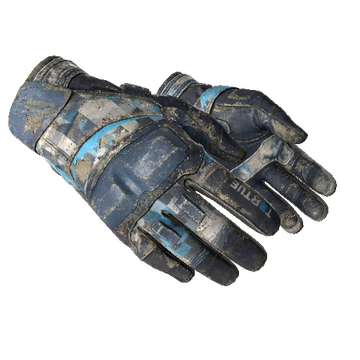 ★ Moto Gloves | Cool Mint (Battle-Scarred)