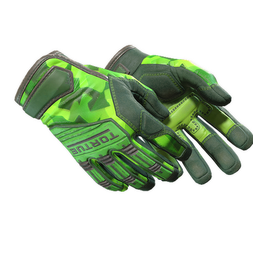 ★ Specialist Gloves | Lime Polycam (Well-Worn)