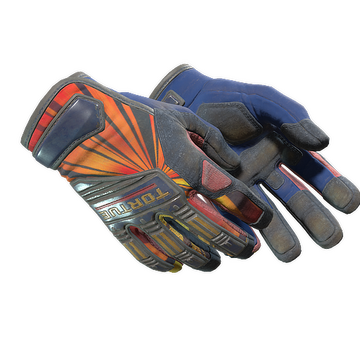 ★ Specialist Gloves | Sunburst (Battle-Scarred)