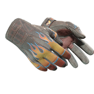 ★ Sport Gloves | Blaze (Well-Worn)