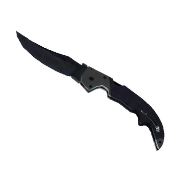 ★ StatTrak™ Falchion Knife | Blue Steel (Well-Worn)