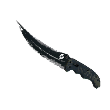 ★ StatTrak™ Flip Knife | Night (Battle-Scarred)