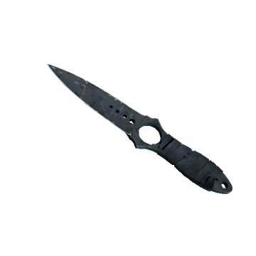 ★ StatTrak™ Skeleton Knife | Night Stripe (Battle-Scarred)