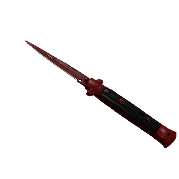 ★ StatTrak™ Stiletto Knife | Crimson Web (Well-Worn)