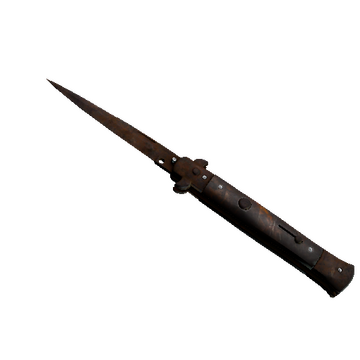 ★ StatTrak™ Stiletto Knife | Rust Coat (Battle-Scarred)