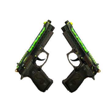 StatTrak™ Dual Berettas | Cobra Strike (Factory New)
