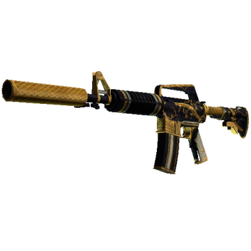 StatTrak™ M4A1-S | Golden Coil (Well-Worn)