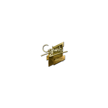 Sticker | cajunb (Gold) | Boston 2018