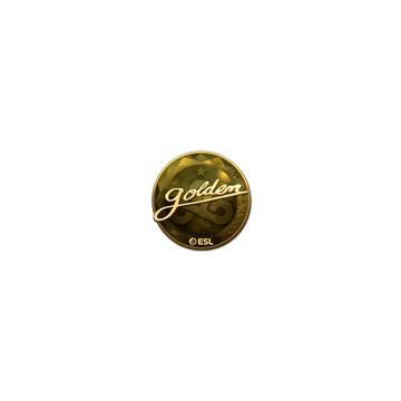 Sticker | Golden (Gold) | Katowice 2019