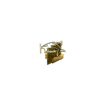 Sticker | keshandr (Gold) | Boston 2018