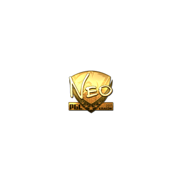 Sticker | NEO (Gold) | Krakow 2017
