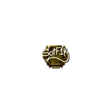 Sticker | S0tF1k (Gold) | London 2018