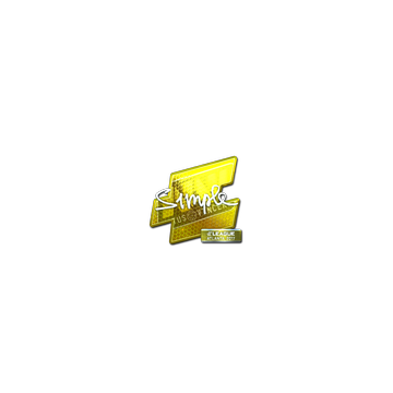 Sticker | s1mple (Foil) | Atlanta 2017
