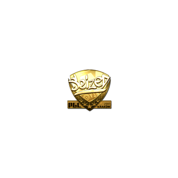 Sticker | seized (Gold) | Krakow 2017