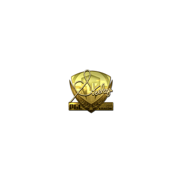 Sticker | steel (Gold) | Krakow 2017