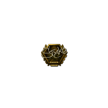 Sticker | STYKO (Gold) | London 2018