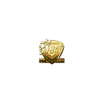 Sticker | suNny (Gold) | Krakow 2017