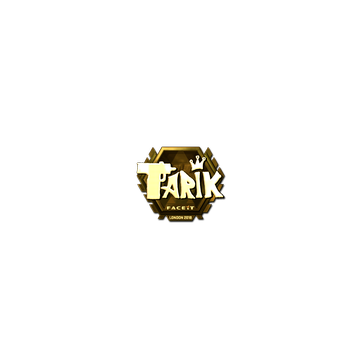 Sticker | tarik (Gold) | London 2018